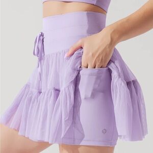 POPFLEX Active Pirouette Skort - Digital Lavender